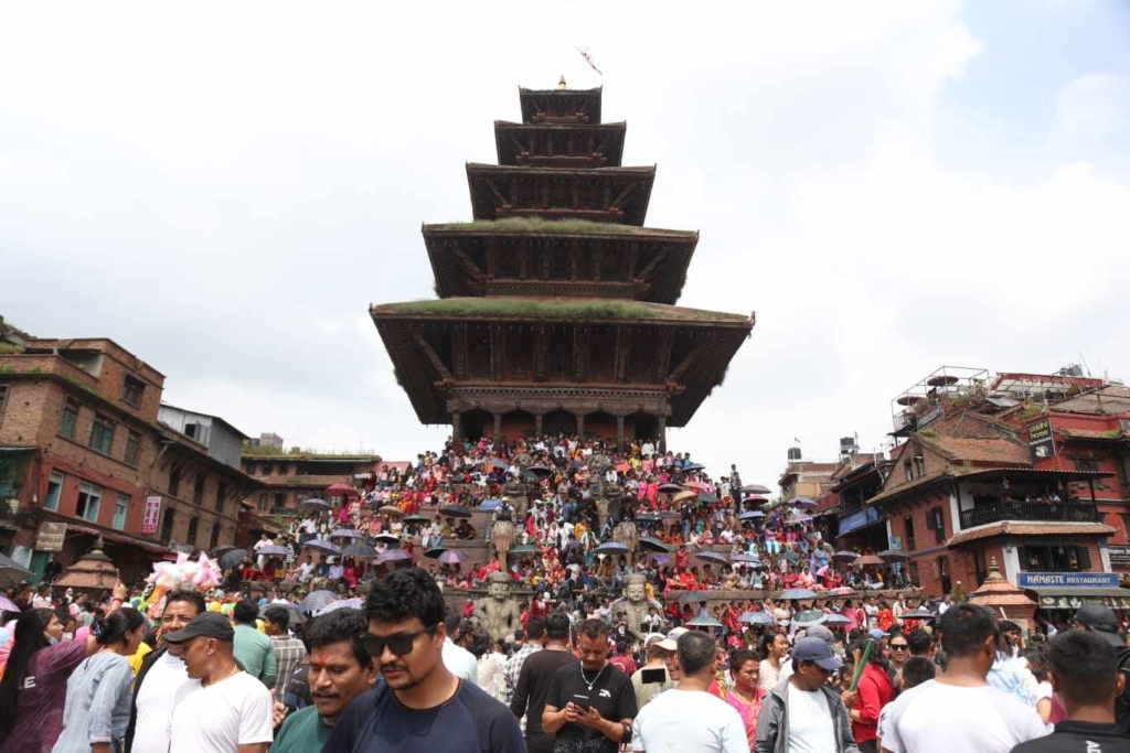 Gai Jatra celebrations in Bhaktapur (Image: Barsha Shah)